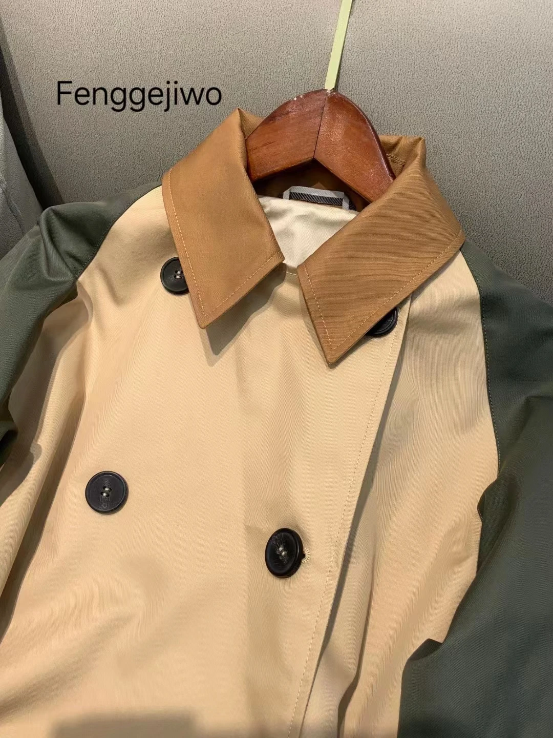 Женский тренч Fenggejiwo1