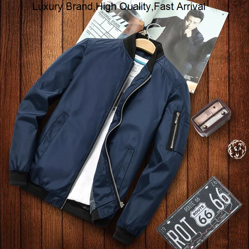 

Clohting Men's Military Bomber Male Overalls Loose Baseball Windbreaker Casual Coat Streetwear Varsity Jacket for Men