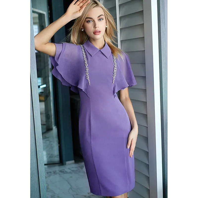 

2022New Design In Stock Christmas Gift Hot Sale Fashion Solid Color Fashionable Designer Styles Business Wholesale Women Clothes