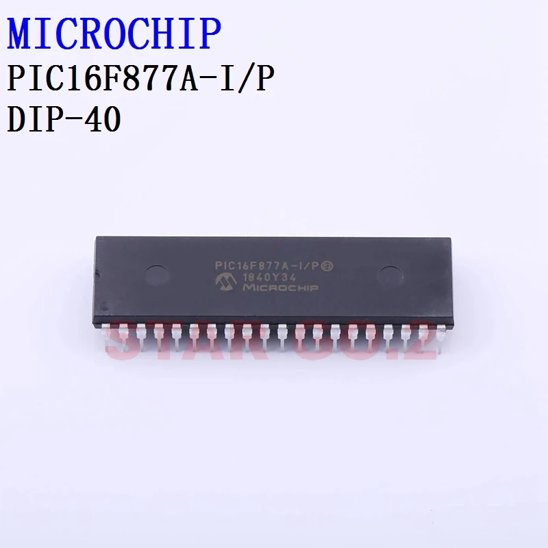 

2PCSx PIC16F877A-I/P DIP-40 MICROCHIP Microcontroller