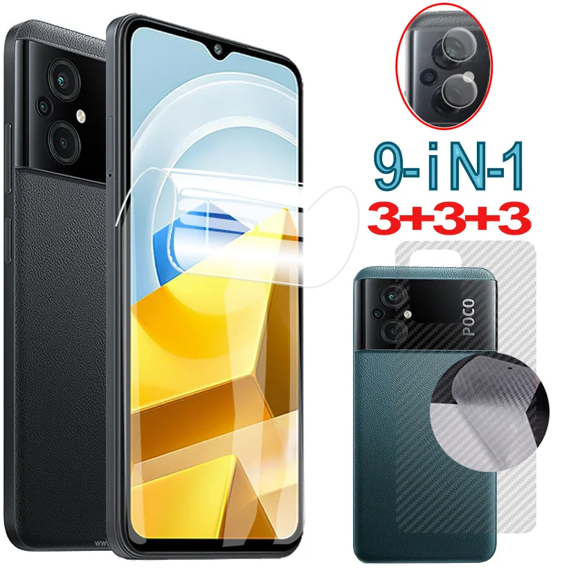 

Poco F5 Pro, PocoM5 Hydrogel Film For Xiaomi Poco M5 Screen Protector Poco M5S M5 S Transparent Soft Protective Films Poko Pocco M5 Pocophone M 5 Back Film Camera Lens Protection Poco M5 Not Glass