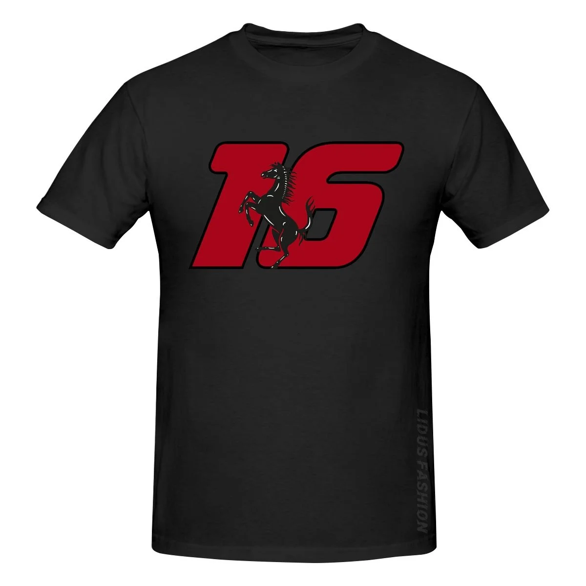 

Charles Leclerc 16 Ferrari Prancing Horse Formula T Shirt Clothing Graphics Tshirt Short Sleeve Sweatshirt Unisex T-shirt Tee