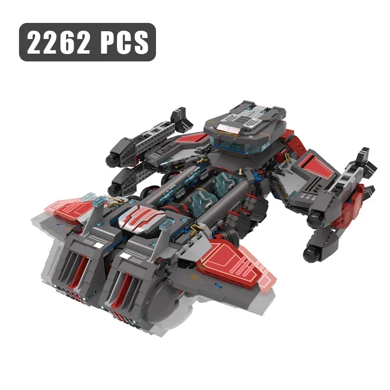 Игра Технический Starcraftes War Battlecruiser Модель MOC Строительные блоки Терран