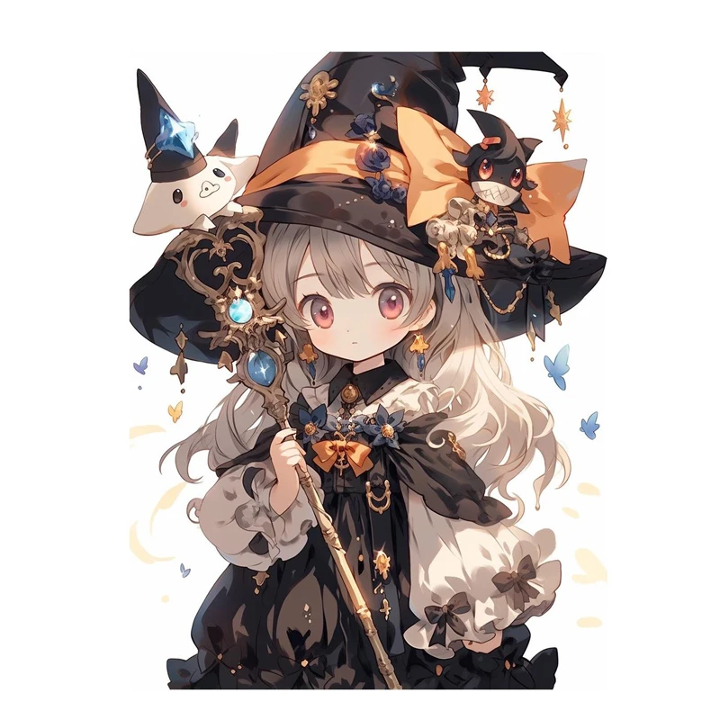 Набор для вышивки ведьма 60 Х80 см 9 карат