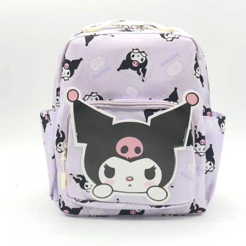 Sanrio, Hello Kitty Cinnamoroll мультяшный Рюкзак Kawaii Kuromi Pom Purin для студентов и детей, рюкзак, детские подарки