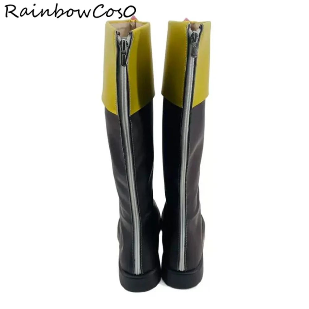 Ohsama Sentai King Ohger обувь для косплея сапоги Аниме Стиль Хэллоуин Рождество RainbowCos0 W3947
