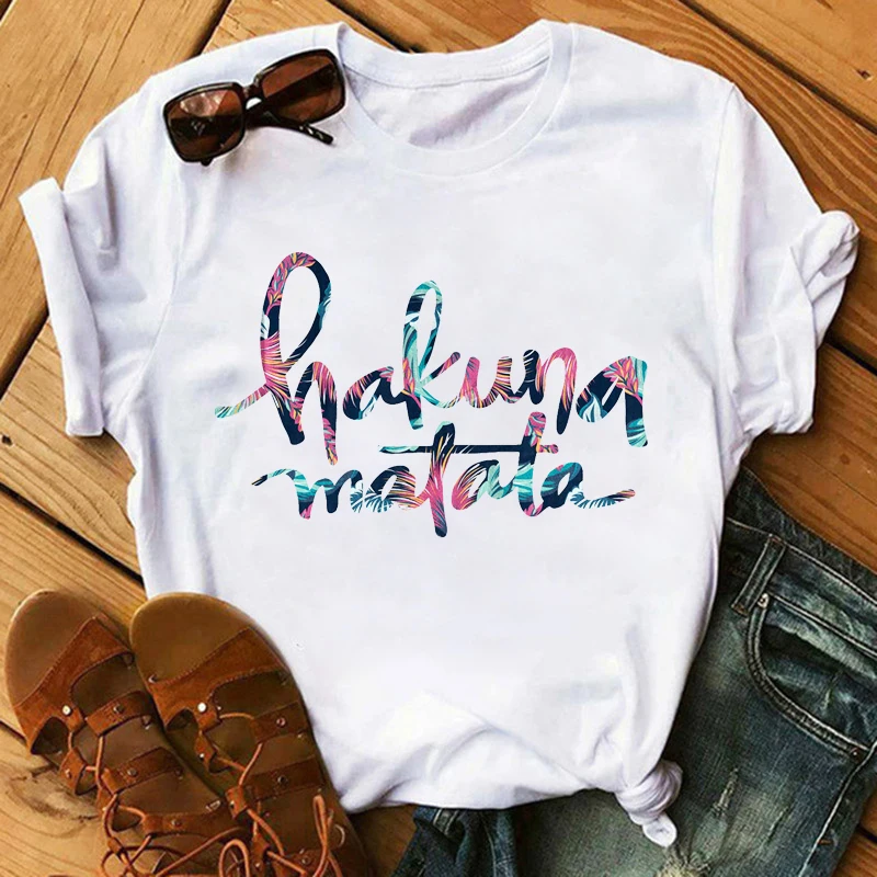 

Letter Print Women Female Tshirt Summer Harajuku Short Sleeve White T Shirts Cartoon Casual Woman Tops Clothes женская футболка