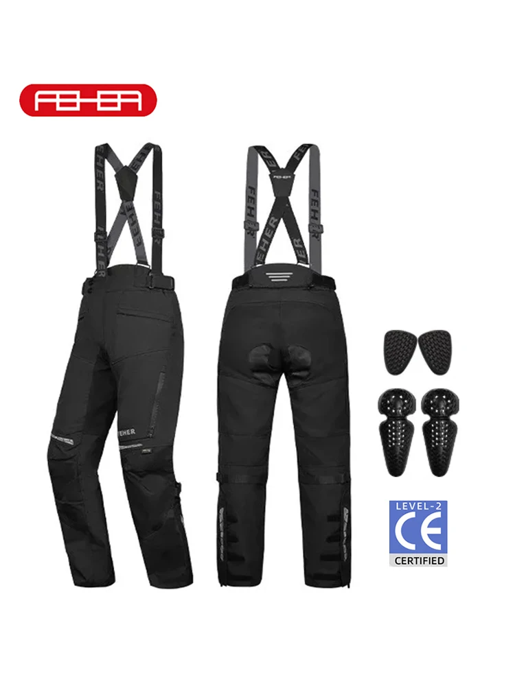 

Мотоциклетная куртка FEHER, мужские водонепроницаемые и ветрозащитные костюмы для ралли на четыре сезона, трехслойные, подходят для езды на большие расстояния