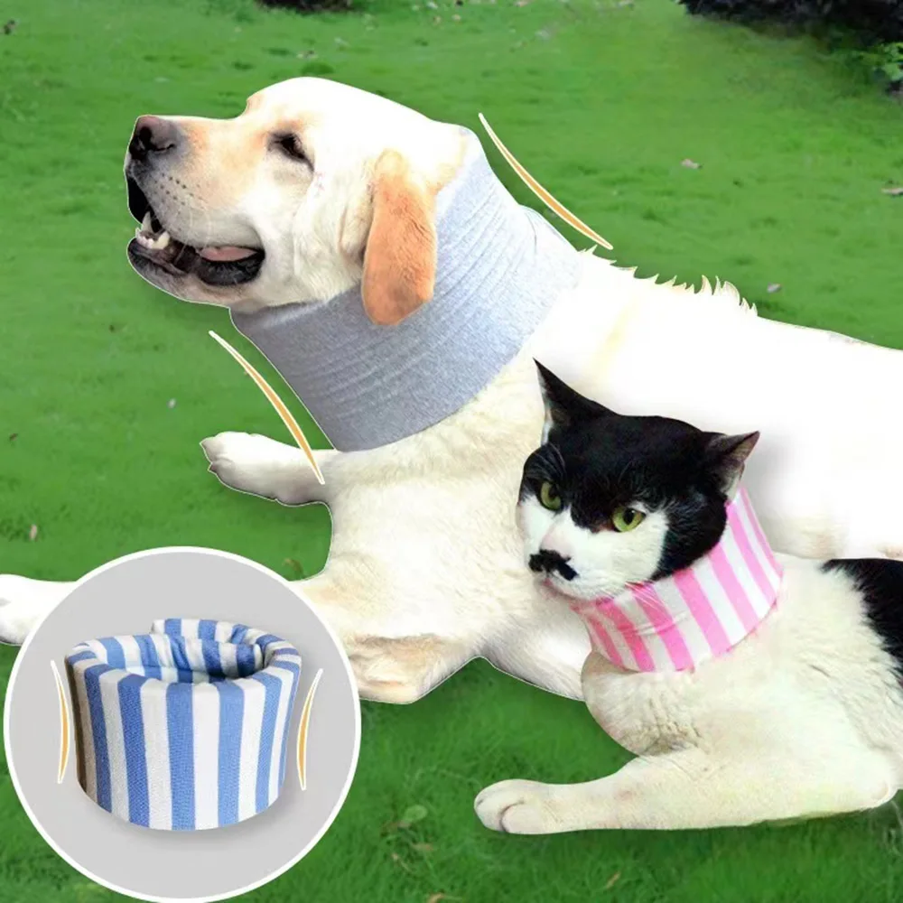 Ошейник для собак и кошек защита от растяжения перелома послеоперационная