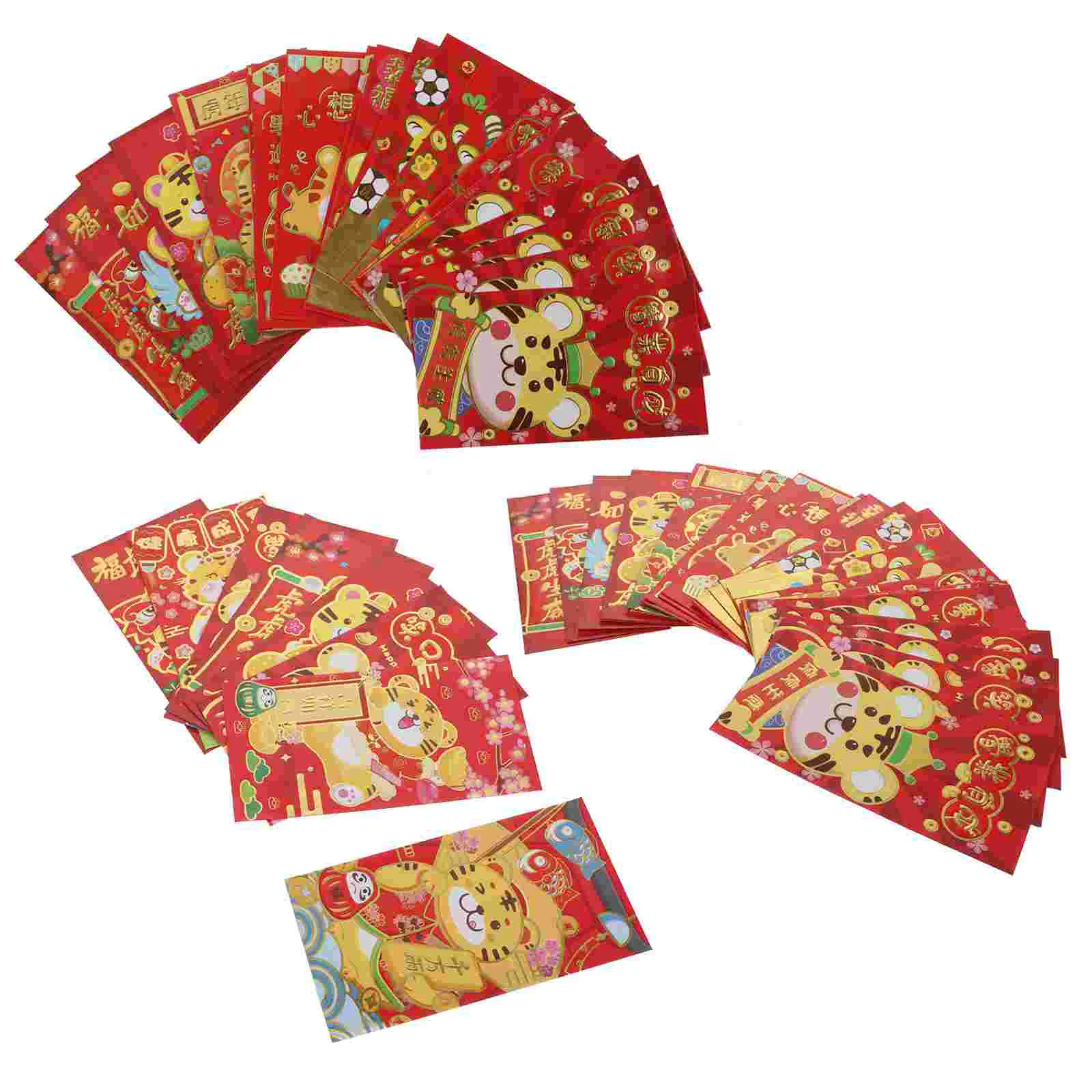 

Red Year New Chinese Envelope Packets Envelopes Money Lucky Hong Baogift