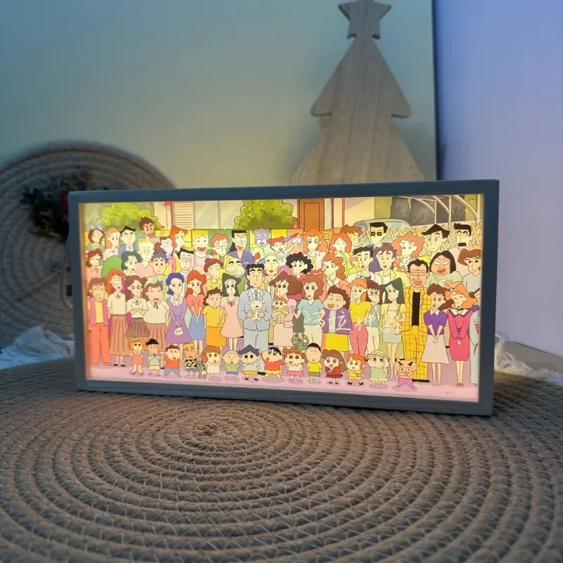 Мультфильм аниме карандаш Шин Чан KINOMOTO SAKURA освещение рисунок спальня изголовье