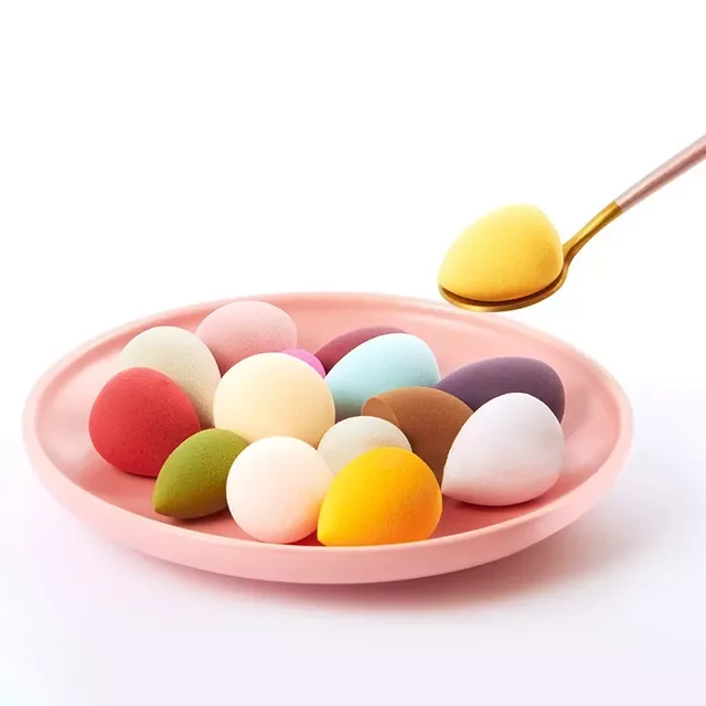 

NEW Egg Small Sponge Puff Cute Cosmetics Puff Portable Soft Face Make Up Tools Dry And Wet Cosmetics For Face