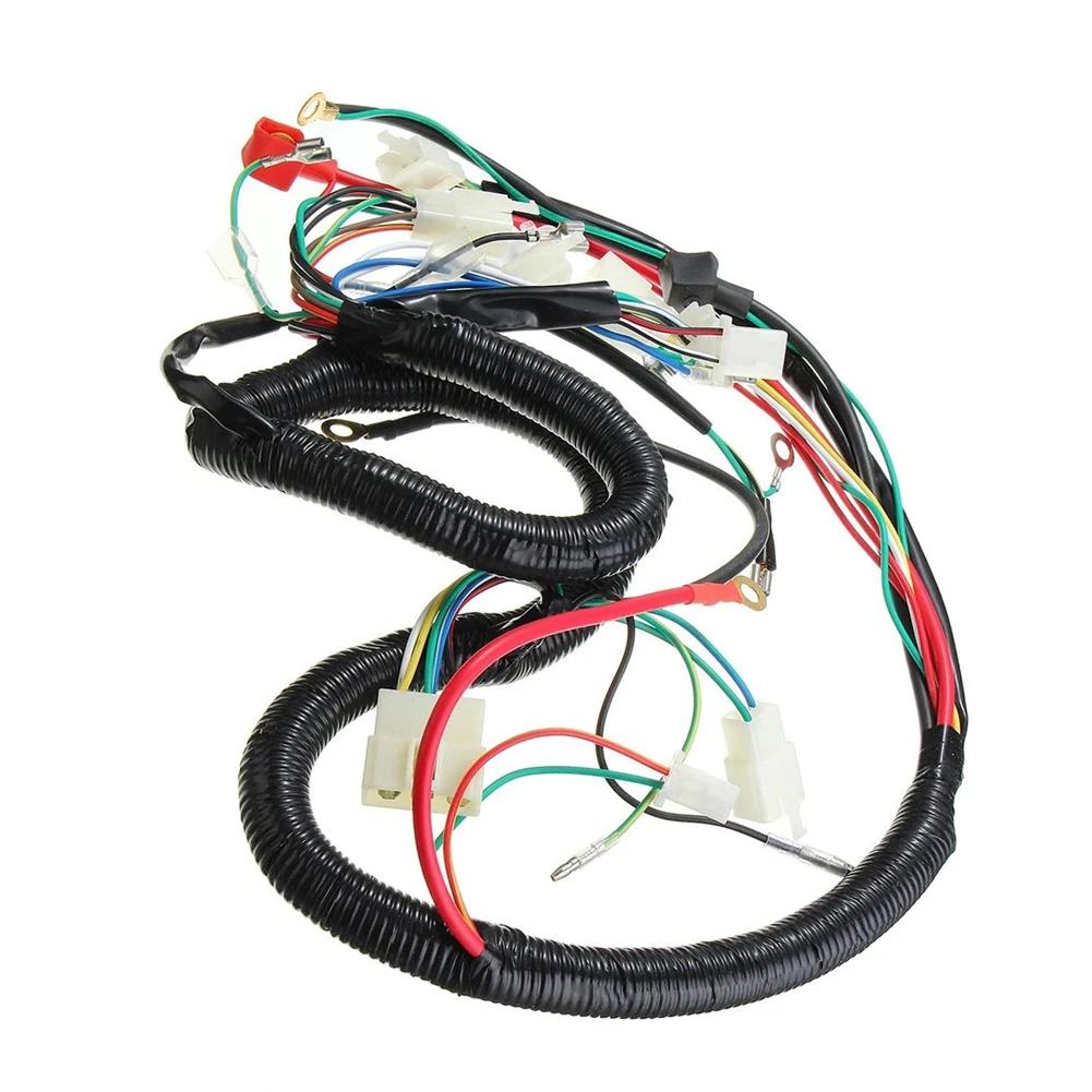 

ATV Karting Universal Push Rod Engine Line Main Bus Wiring Harness CDI Combination Set For 125 150 200 250CC