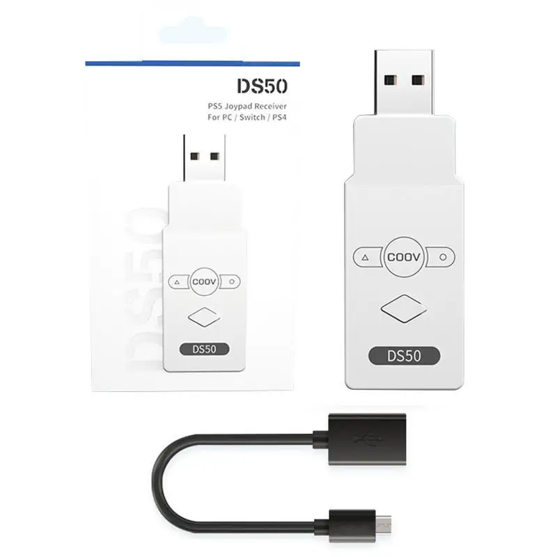 

Multi-function Ds50 Handle Adapter 1pc Joystick Converter Plug And Play Handle Adapter Lightweight High Quality Game Accessories