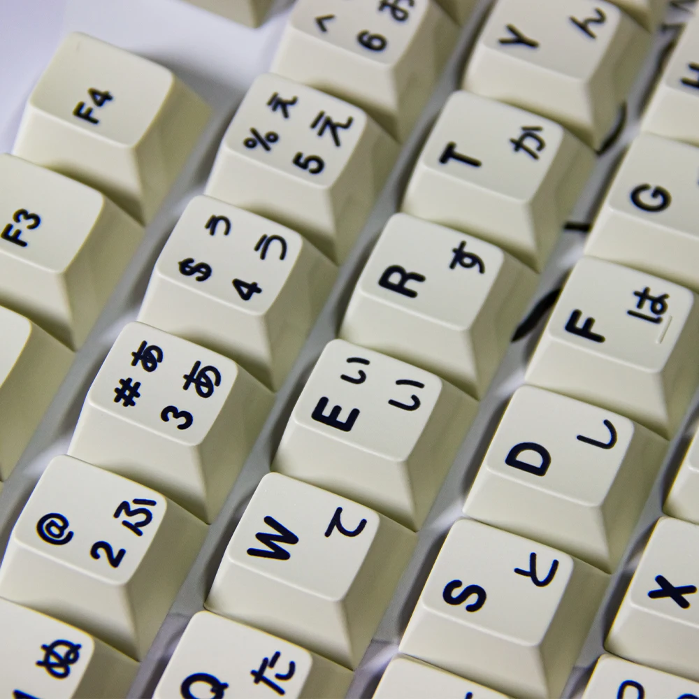 

Japanese characters keycaps 141 key Sub-key PBT keyboard keycaps