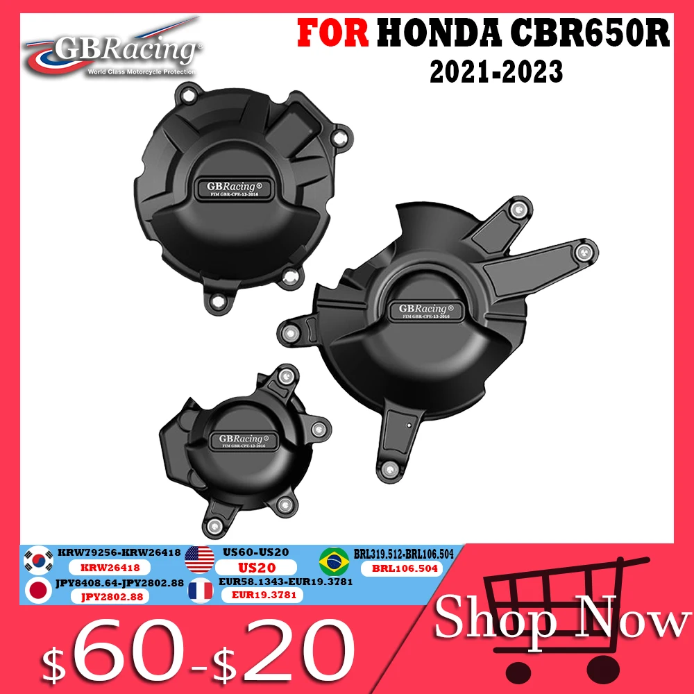 

For HONDA CB650R CBR650R 2021 2022 2023 Engine Covers Protectors