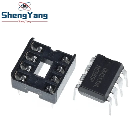 NE555 NE555P TZT таймеры для программирования + 8-контактные розетки