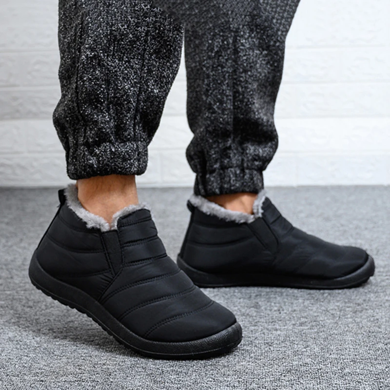 

Snow Boots Men Outdoor Mens Shoes Military Winter Boots For Men Hiking Men Shoes Waterproof Ankle Boots Work Shoes Footwear