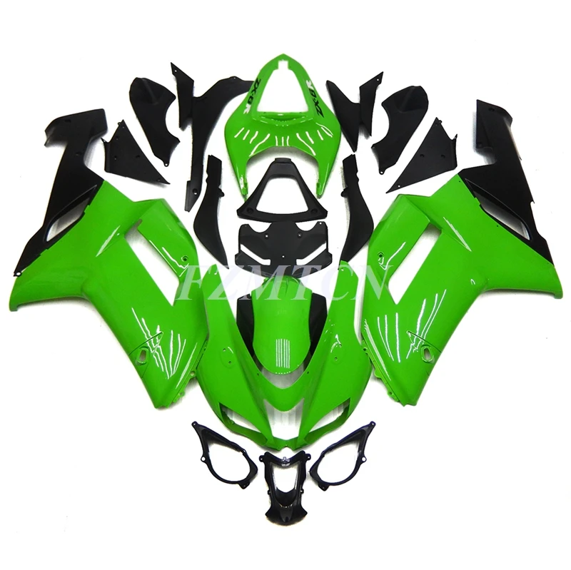 

4 подарка, новый комплект обтекателей для Kawasaki Ninja ZX6R 636 2007 2008 07 08, комплект обтекателей из высококачественного АБС-пластика, бесплатно, зелен...