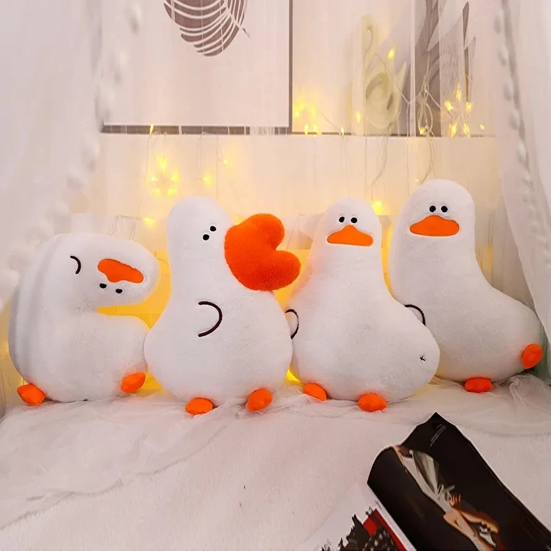 

Игрушка плюшевая белая утка, 40/50 см