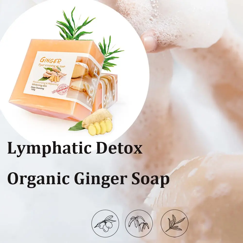 

Beauty Weight Loss Spa Massage Lymphatic Detox Anti Swelling Natural Serum Organic Ginger Soap