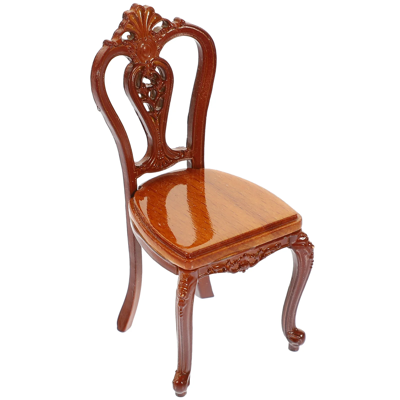 

Armchair Wooden Furniture House Miniature Model Metal Benches Outdoor Adorable