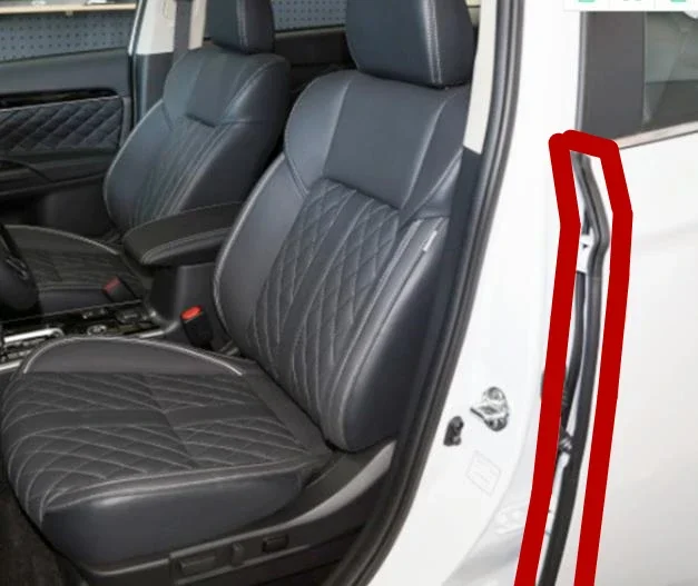 1 шт. резиновое уплотнение задней двери для Outlander GF GG 5755A444 2013-2019, уплотнитель для Airtrek 5755A552, защита от дождя, 3-го поколения