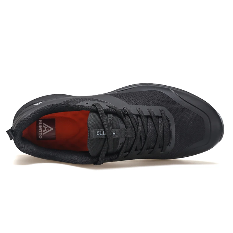 HUMTTO Running Shoes for Men 2022 Luxury Designer Men's Tennis Breathable Sports Gym Mens Trainers Waterproof Black Sneakers Man