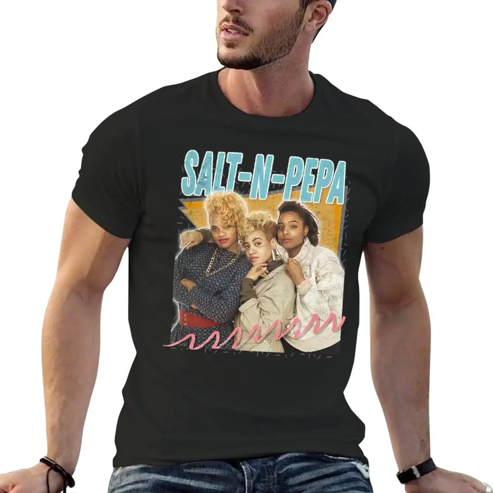 Sált N Pepá / Vintáge áesthetic Design T-Shirt футболка с рисунком для мальчика толстовки мужские