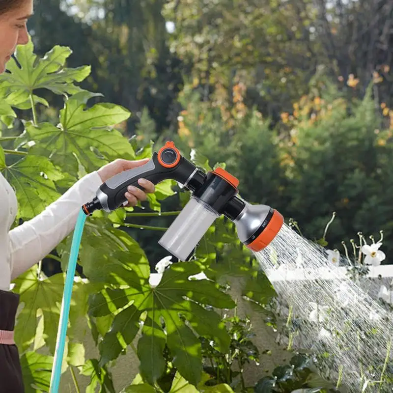 Насадка-распылитель для шланга 8 режимов насадка распыления воды душа домашних