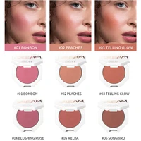 matte blush contour rouge cream delicate moist blush cream face pigment cheek powder natural retouching cosmetics makeup 6colors