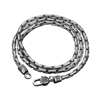 snake bone chain mens necklace s925 silver personality versatile retro jewelry fashion mens couple birthday gift wholesale
