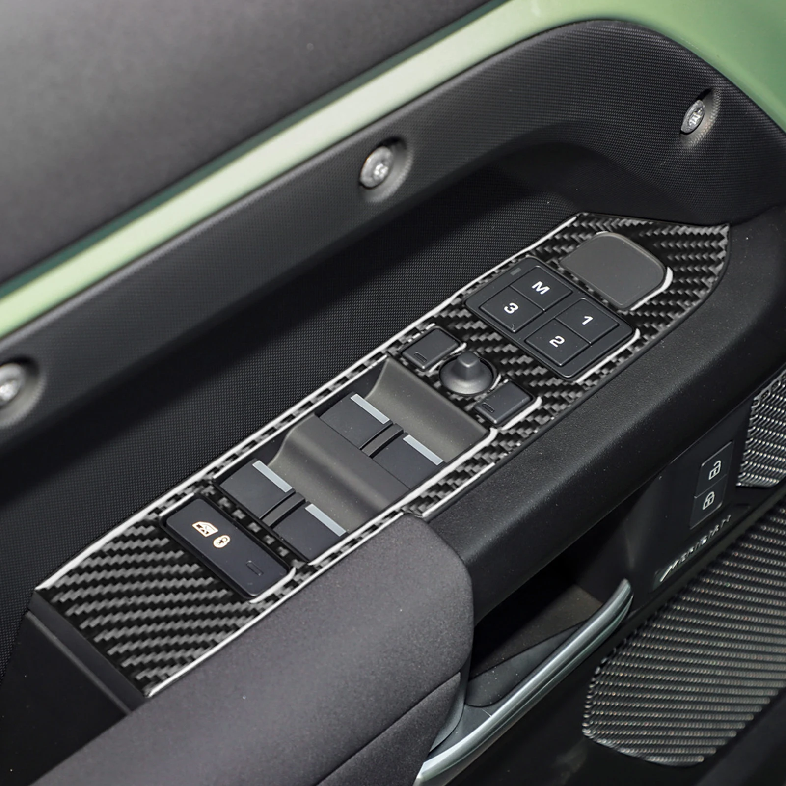 Для Land Rover Defender 2020-2023 крышка для подъема окна из углеродного волокна аксессуары