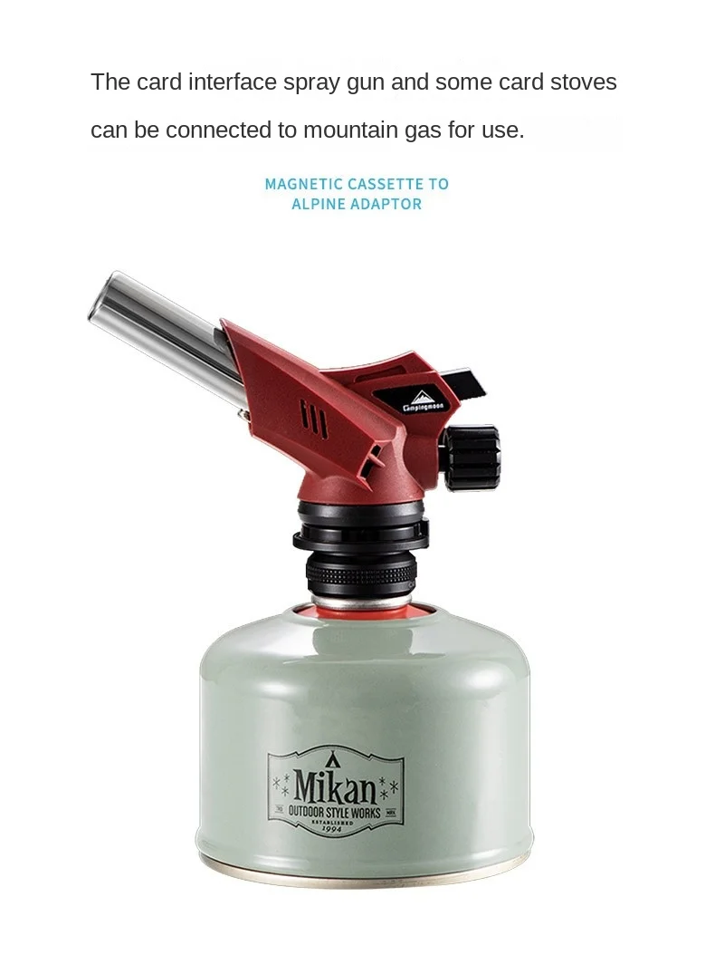 Наружный черный магнитный конвертер для газовой канистры Campingmoon аксессуары