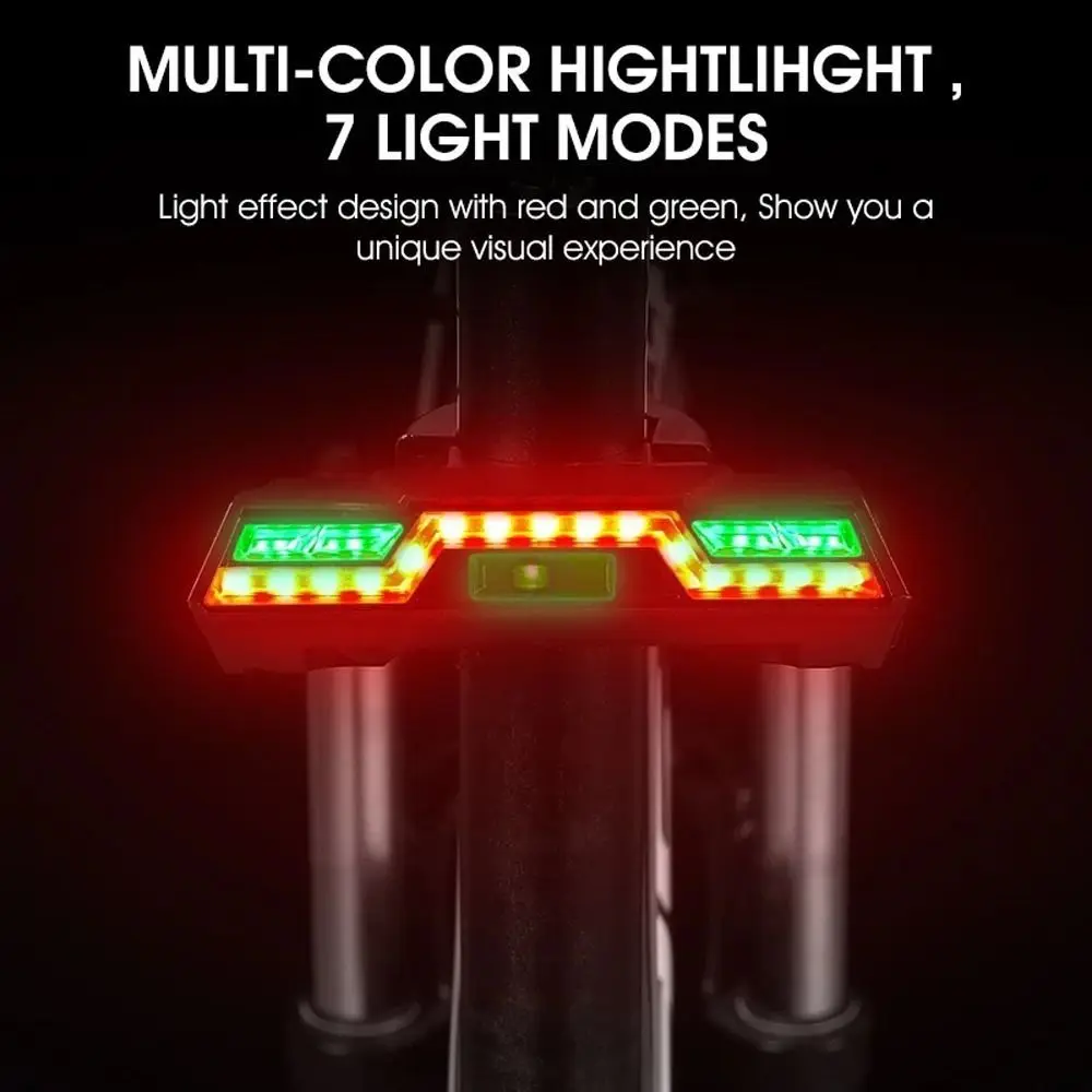 

Задний фонарь для велосипеда, триколор