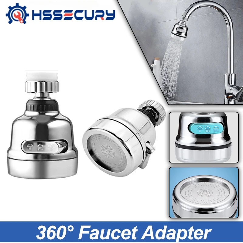 

Адаптер для кухонного смесителя 360 градусов, аэратор, насадка для душа, домашний водосберегающий барботер, фильтр брызг Tap, соединительная н...