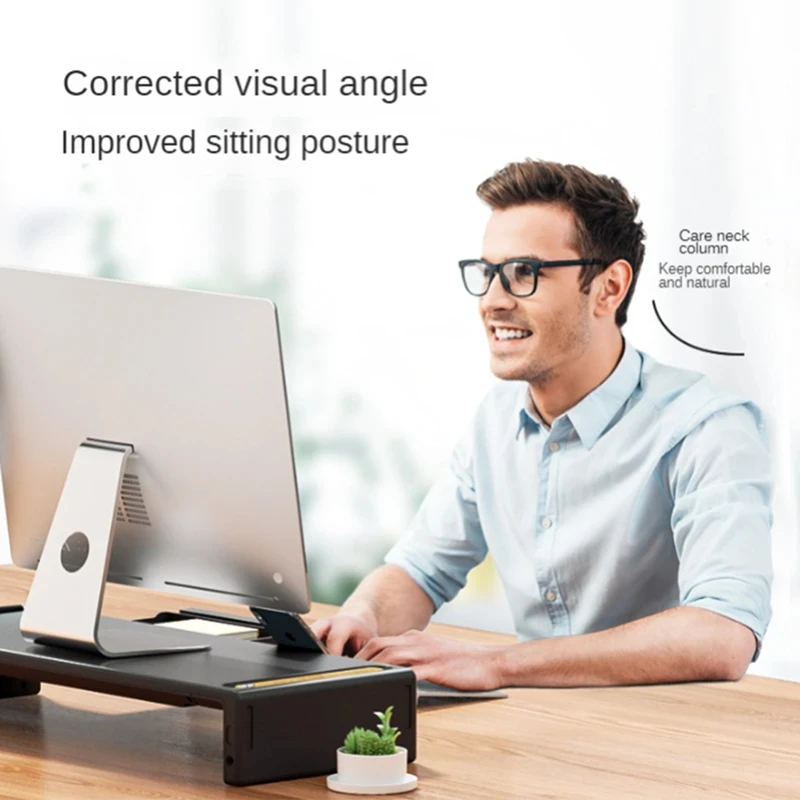 Настольная подставка для монитора настольный держатель увеличивающий нагрузку