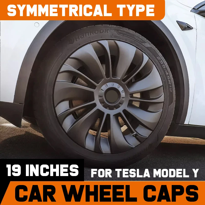 

Hot Sale Hub Caps Caps On Wheels 4PCS HubCap Performance Automobile Accessories For Tesla Model Y Symmetric Style High Quality