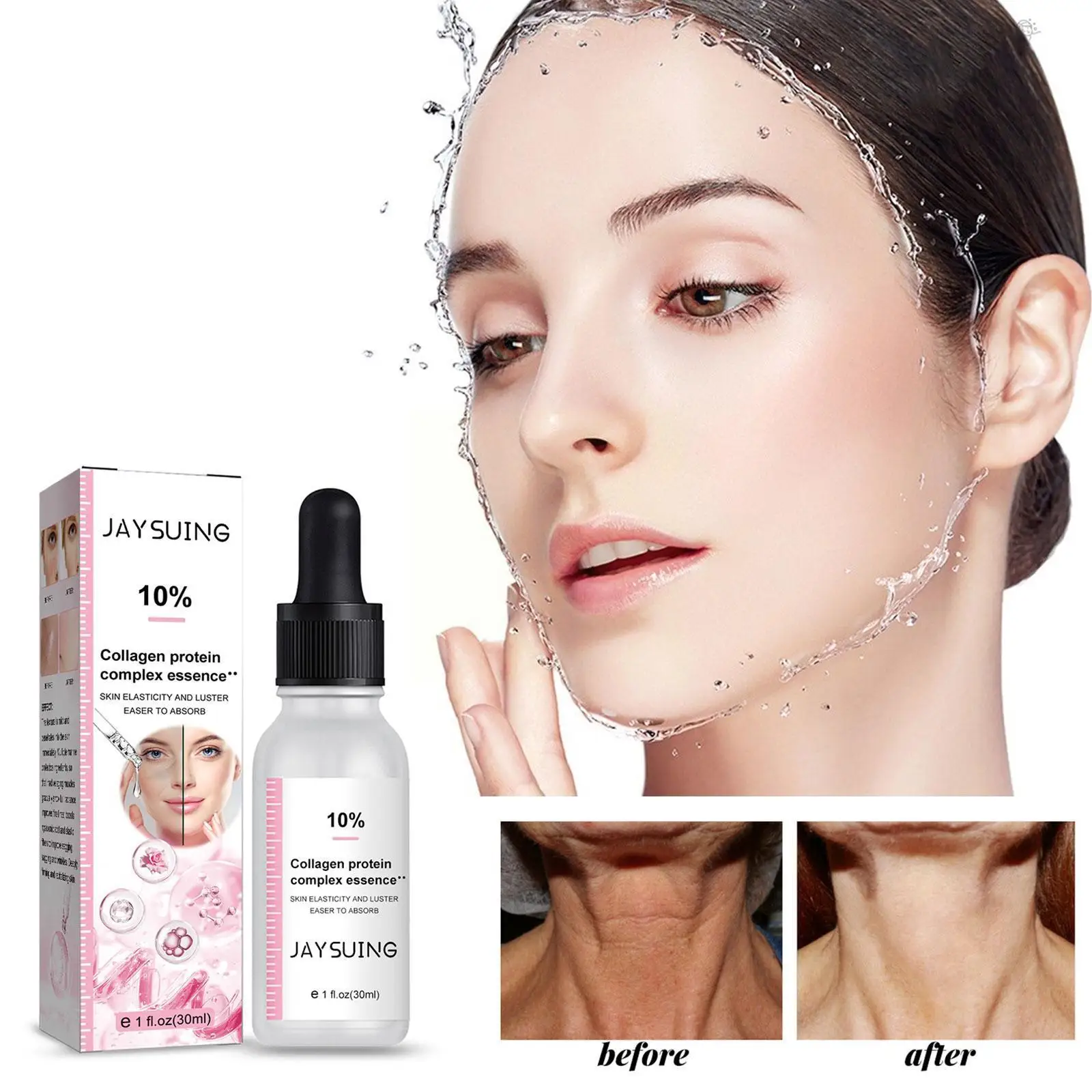 

Collagen Complex Serum Skin Refining Elasticity Essence Refreshing Barrier Strong Moisturizing Serum HOT Hydrating Firming L2W0