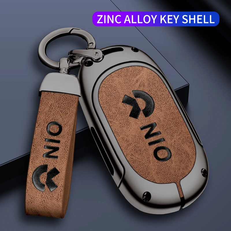 

Zinc Alloy Car Key Case Full Cover Shell Holder Protector For Nio EC6 EP9 ES3 ES6 ES7 ES8 ET5 ET7 EL7 EVE ET Preview Accessories