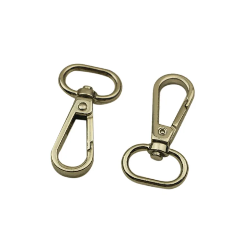5Pcs 2cm Inner Diameter Metal Belt Carabiners DIY Hardware Accessories Swivel Collar &amp Key Clips Oval Pet Leash 4 Color |