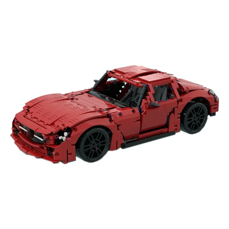 MOC-91058Classic SupercarSLS черная серия сборка Сращивание строительный блок модель детали