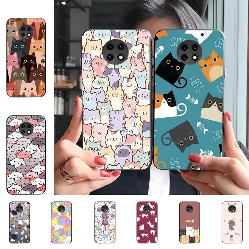 

Cartoon Cute Cats Phone Case For Redmi 9 5 S2 K30pro Silicone Fundas for Redmi 8 7 7A note 5 5A Capa