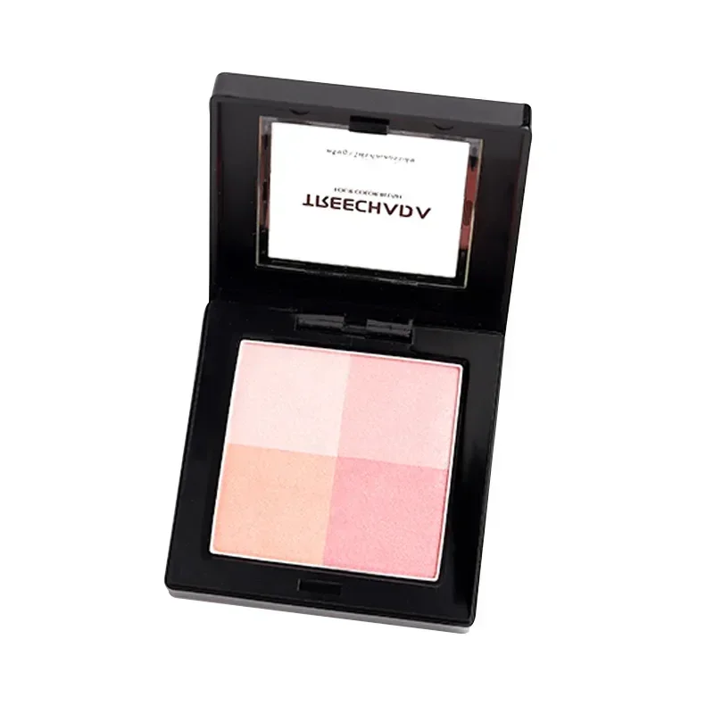 TREECHADA 4 цвета Румяна в клетку натуральные долговечные оранжевые розовые