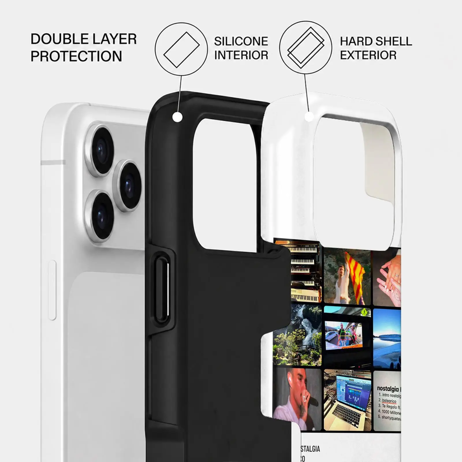 Фото Чехол для телефона Singer R-Rels B для iPhone 17 16 15 14 13 12 11 Pro Max Air, двухслойный, противоударный, защитный, 2-в-1 №5