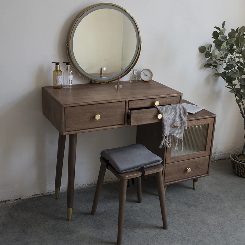

Vintage Storage Dressers Mirror Handles Makeup Bedroom Dressers Living Room Drawers Coiffeuses De Chambre Interior Decoration
