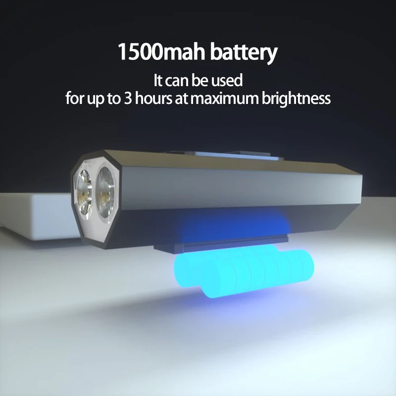 Модернизированный налобный фонарь T6 для горного велосипеда 1000 лм светодиодный