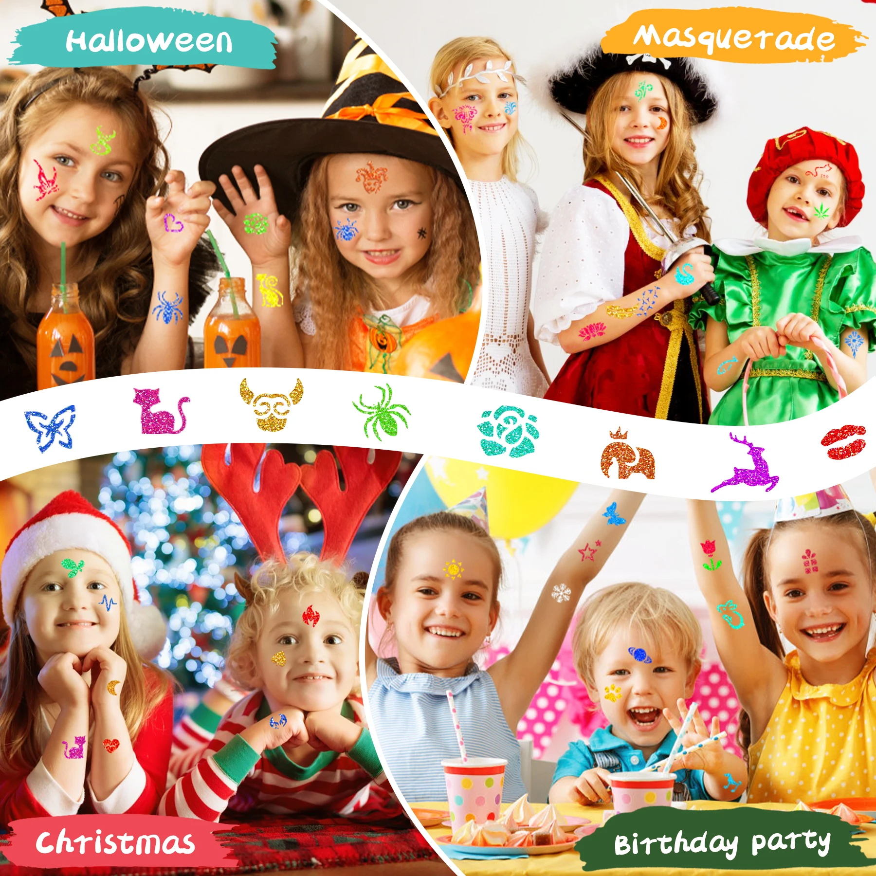 Рисунок 2 - Набор для макияжа с тату-бабочкой и цветами