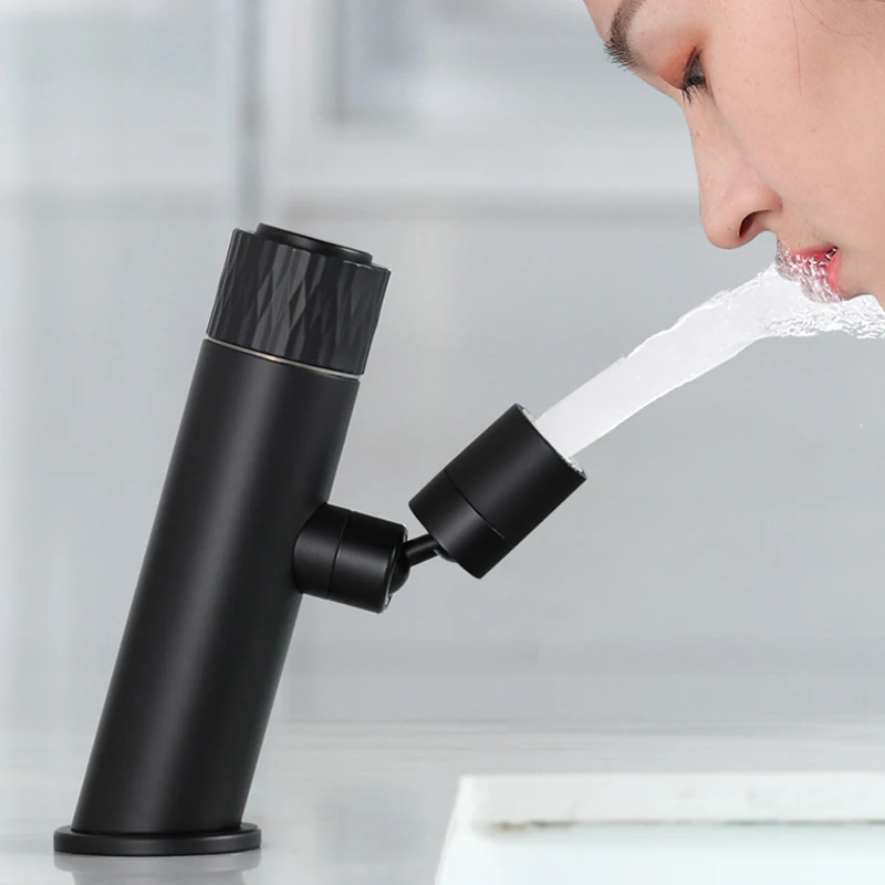 

Смеситель для раковины 360 вращения спрей кнопочный переключатель горячей и холодной воды, Ванная комната кран раковины краны для раковины, ...