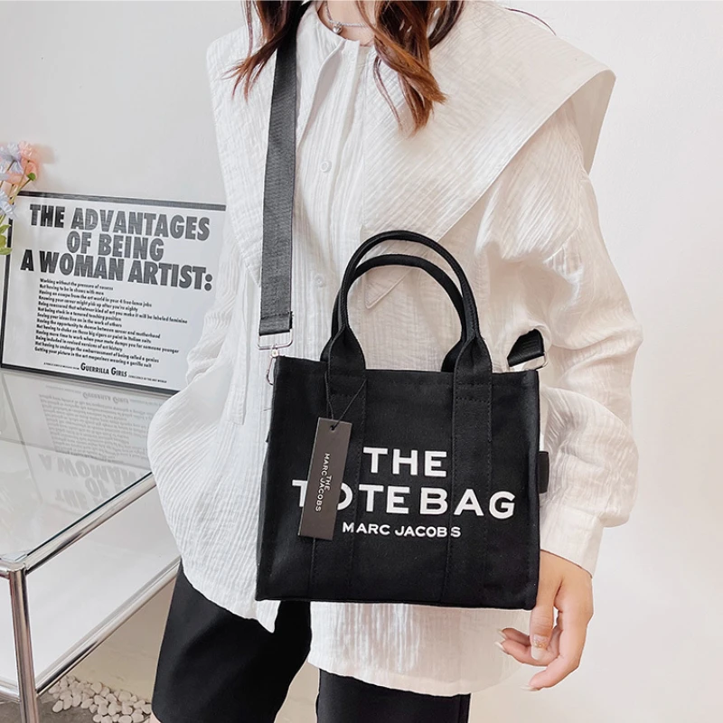 

Woman Canvas Hand Bags Casual Canvas Large Capacity Tote Bag Fashion Branded Women Crossbody Bag Designer Luxury Shopping Bags